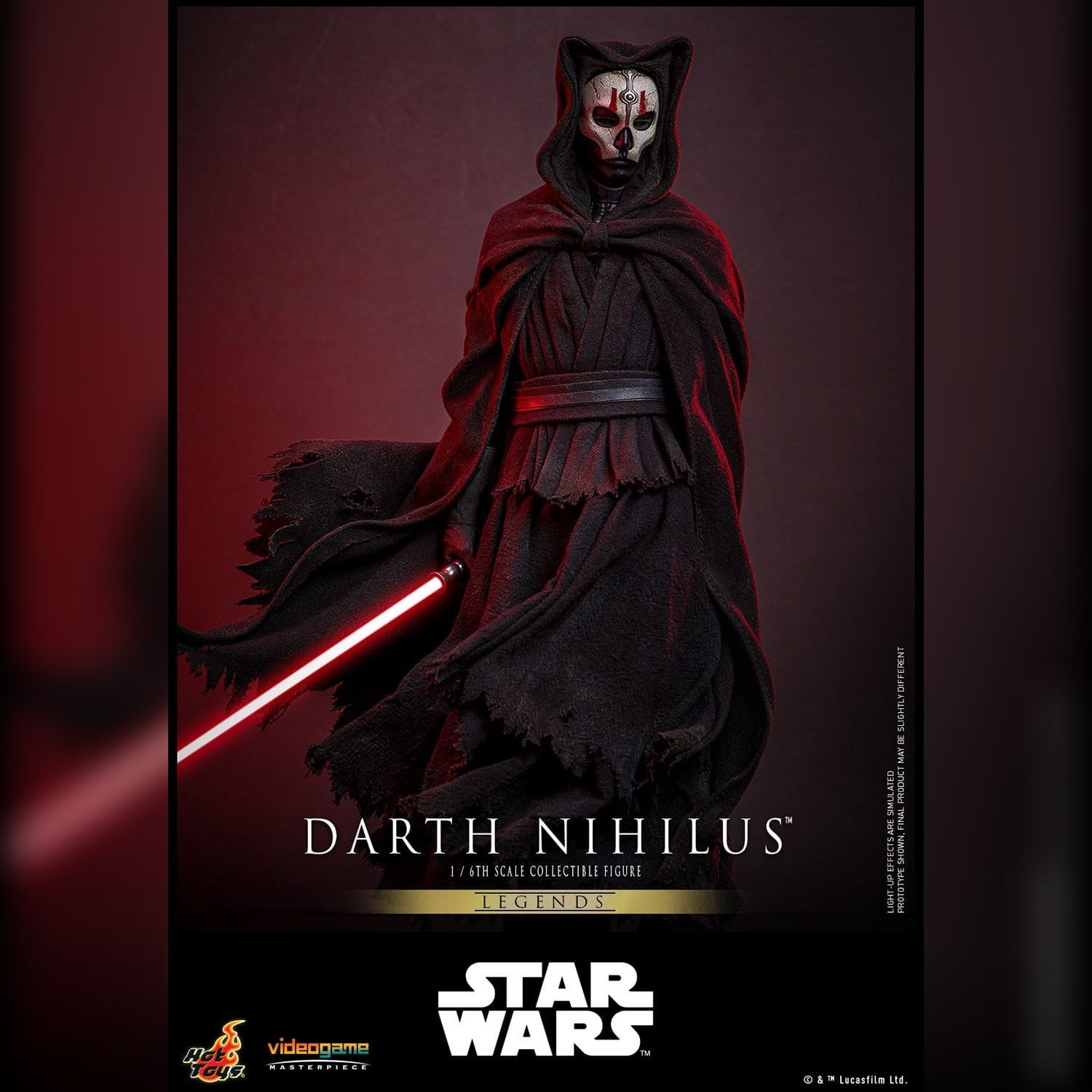 Star Wars: Knights of the Old Republic: Darth Nihilus: 1/6th Action Figure: Hot Toys Hot Toys