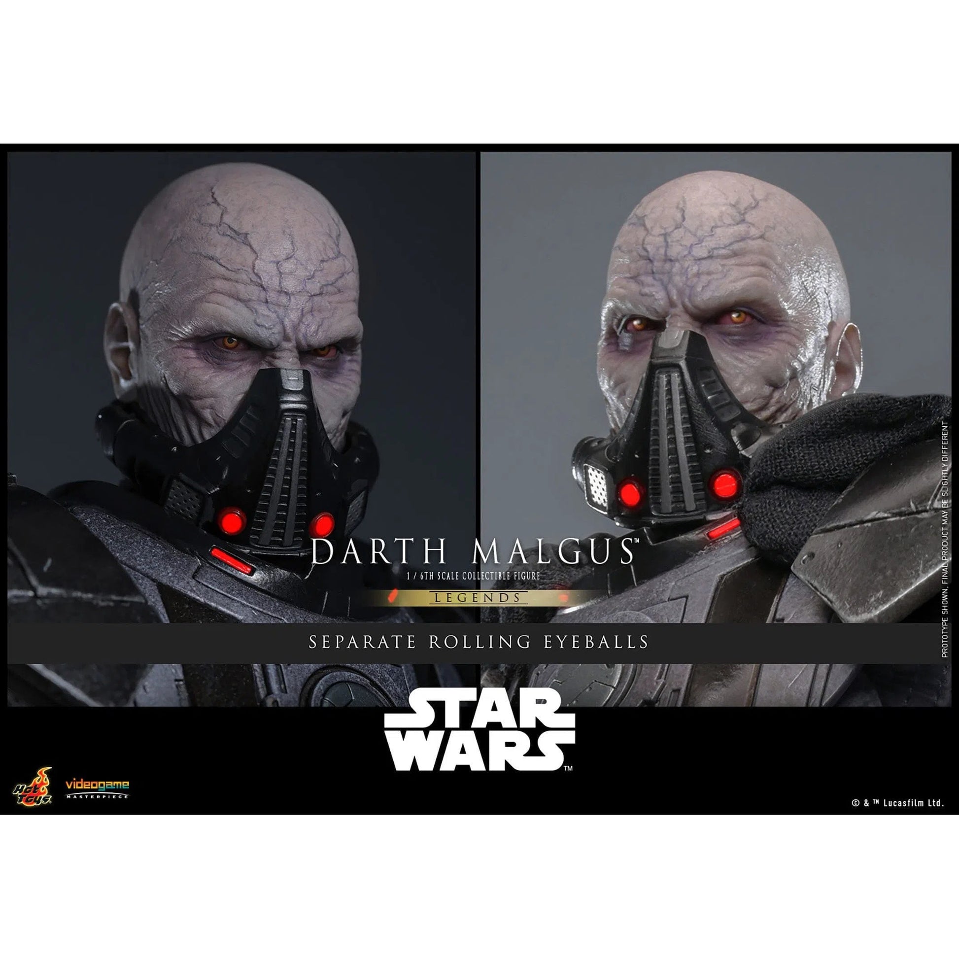 Star Wars Legends: Darth Malgus: 1/6th - Hot Toys Action Figures
