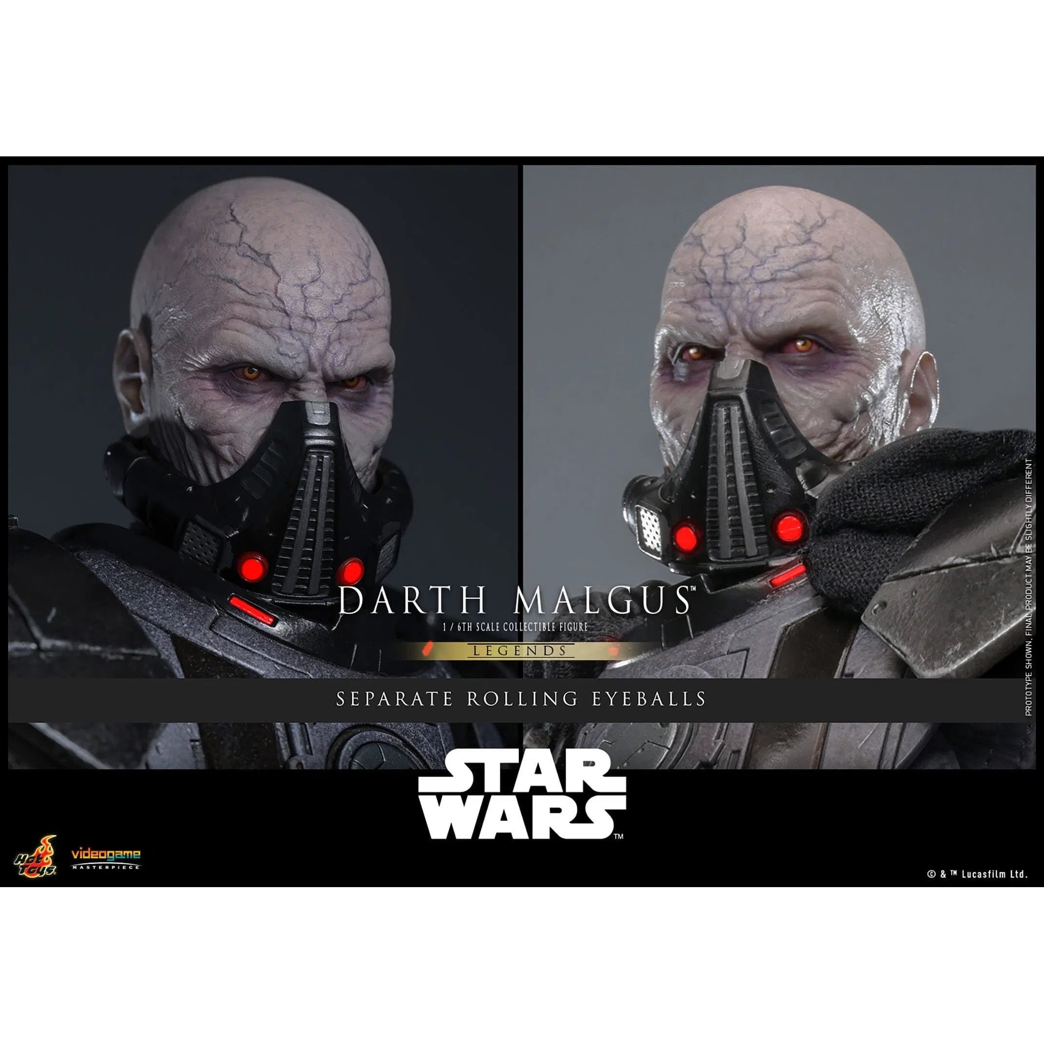 Star Wars Legends: Darth Malgus: 1/6th Scale Action Figure: Hot Toys Hot Toys