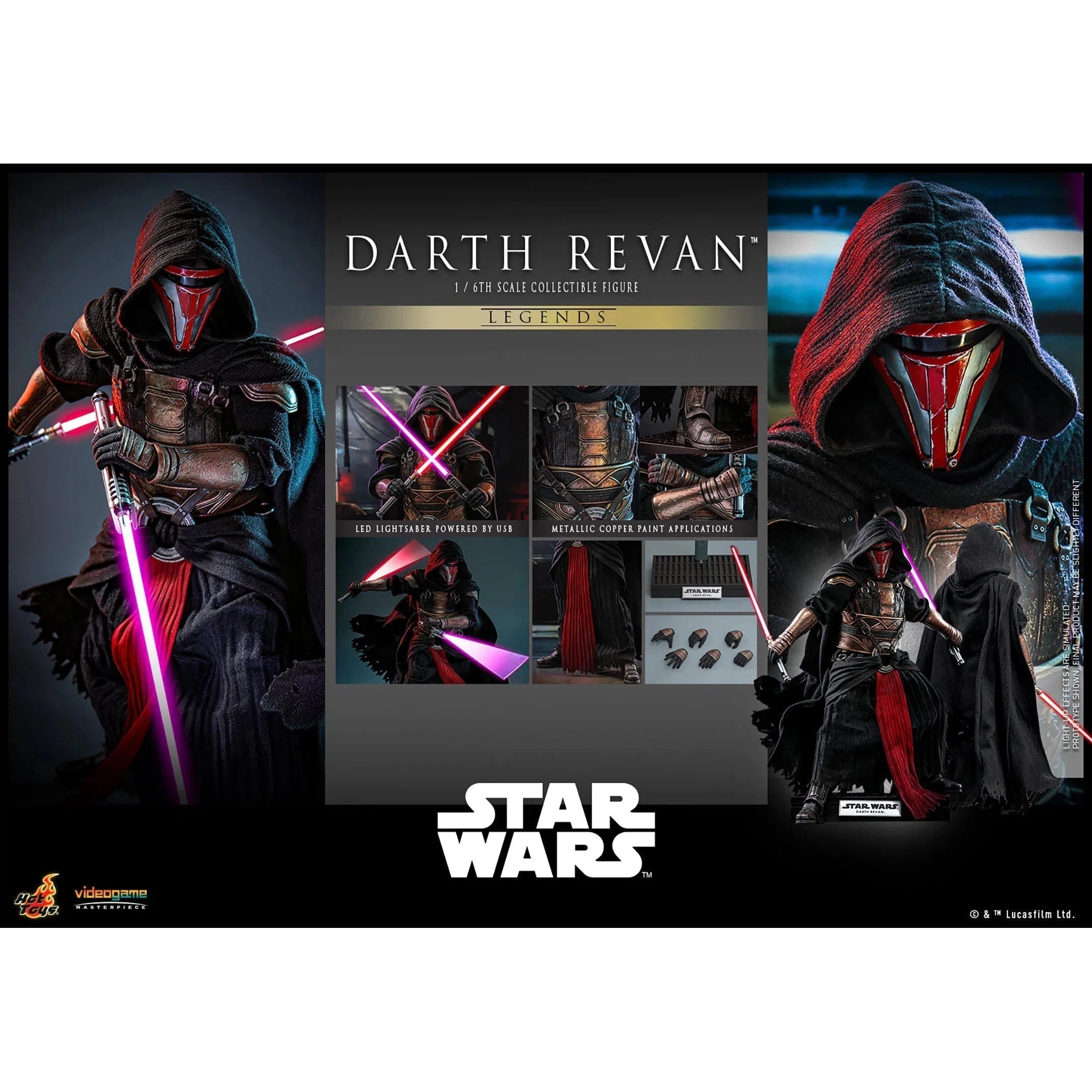 Star Wars: Legends: Darth Revan: Sixth Scale Hot Toys
