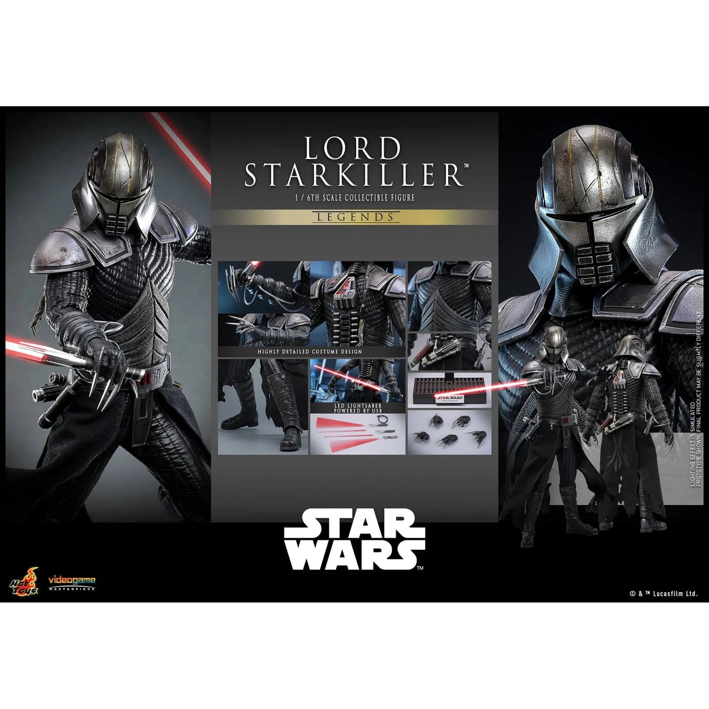 Star Wars: Legends: Lord Starkiller: Sixth Scale Hot Toys