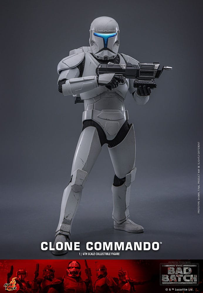 Star Wars: The Bad Batch: Clone Commando: 1/6 - Hot Toys Action Figures
