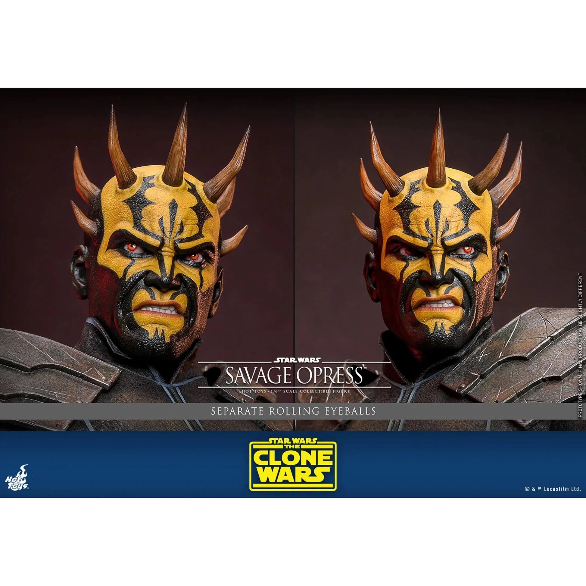 Star Wars: The Clone Wars: Savage Opress: TMS136: Hot Toys by Hot Toys – Action Figure, [scale], UK stockist Planet Action Figures