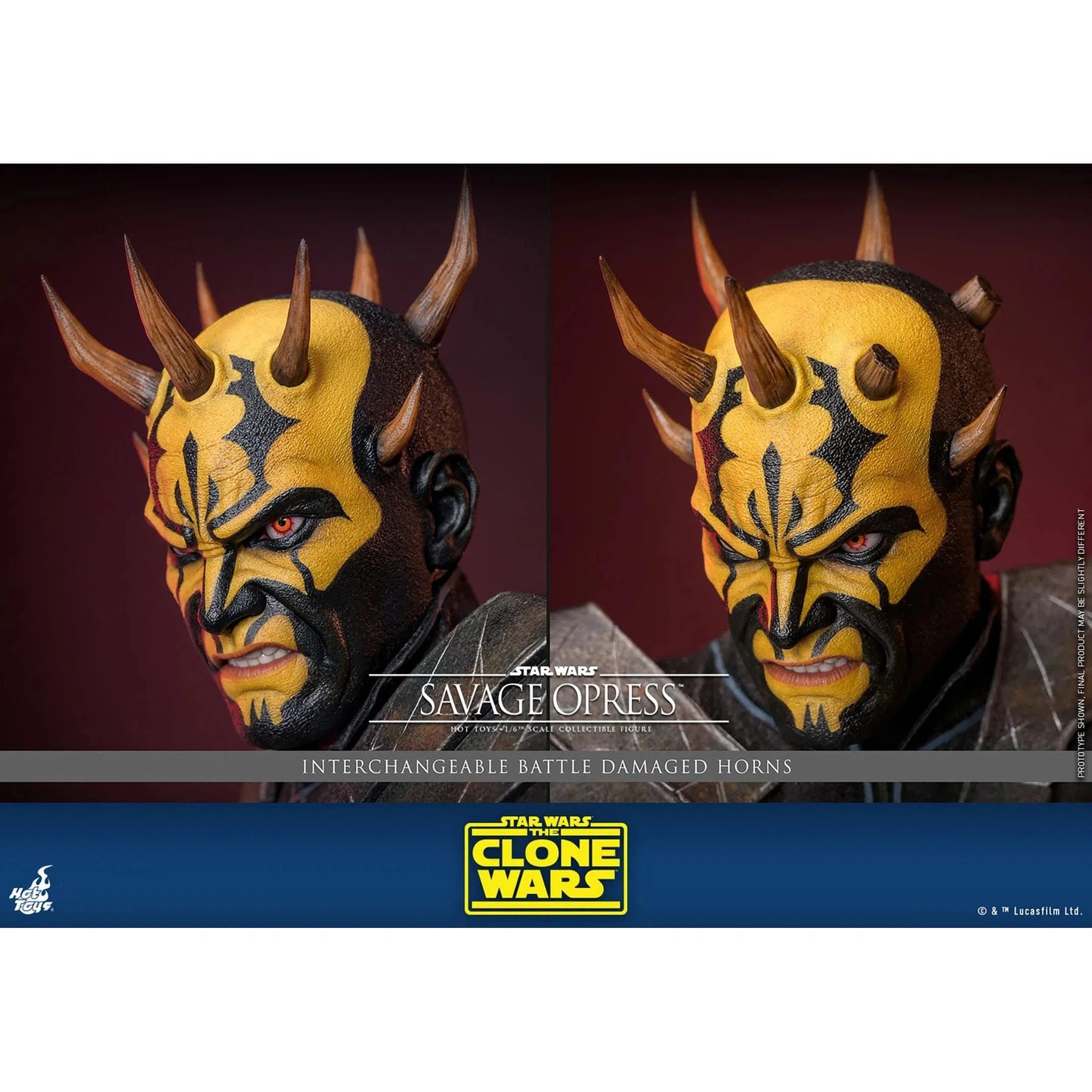 Star Wars: The Clone Wars: Savage Opress: TMS136: Hot Toys by Hot Toys – Action Figure, [scale], UK stockist Planet Action Figures