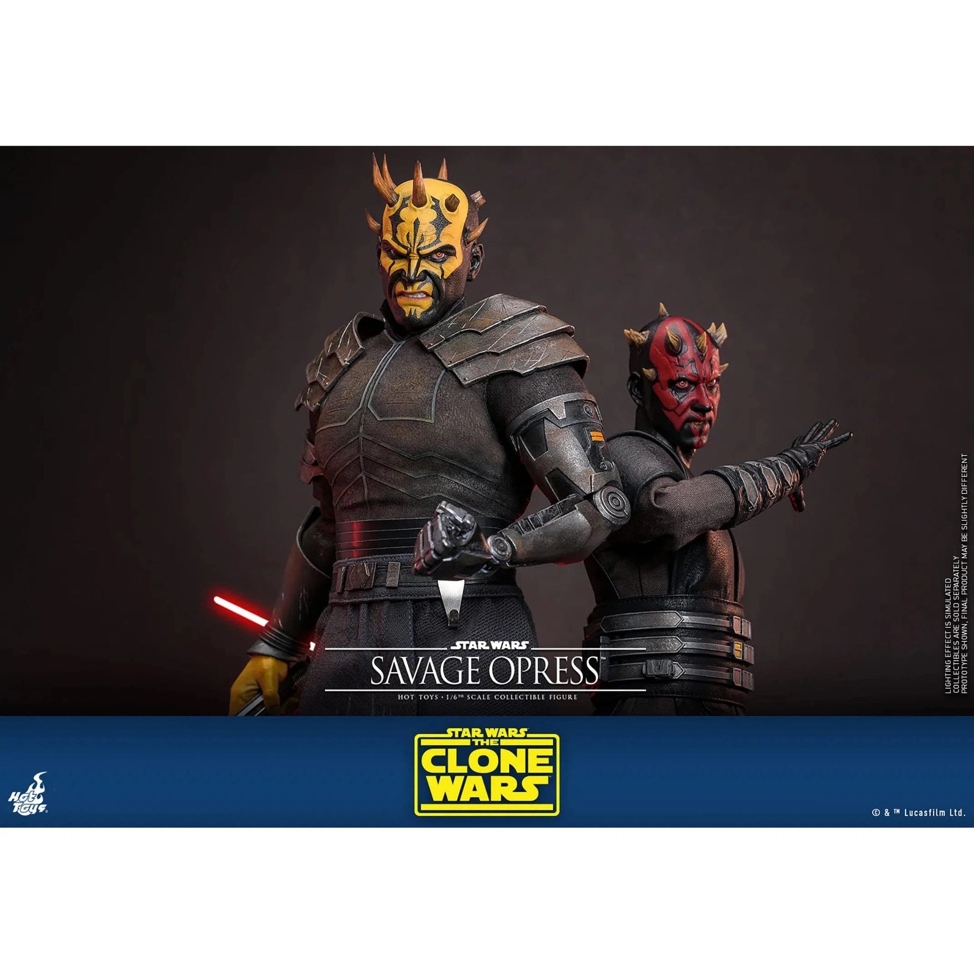 Star Wars: The Clone Wars: Savage Opress: TMS136: Hot Toys by Hot Toys – Action Figure, [scale], UK stockist Planet Action Figures