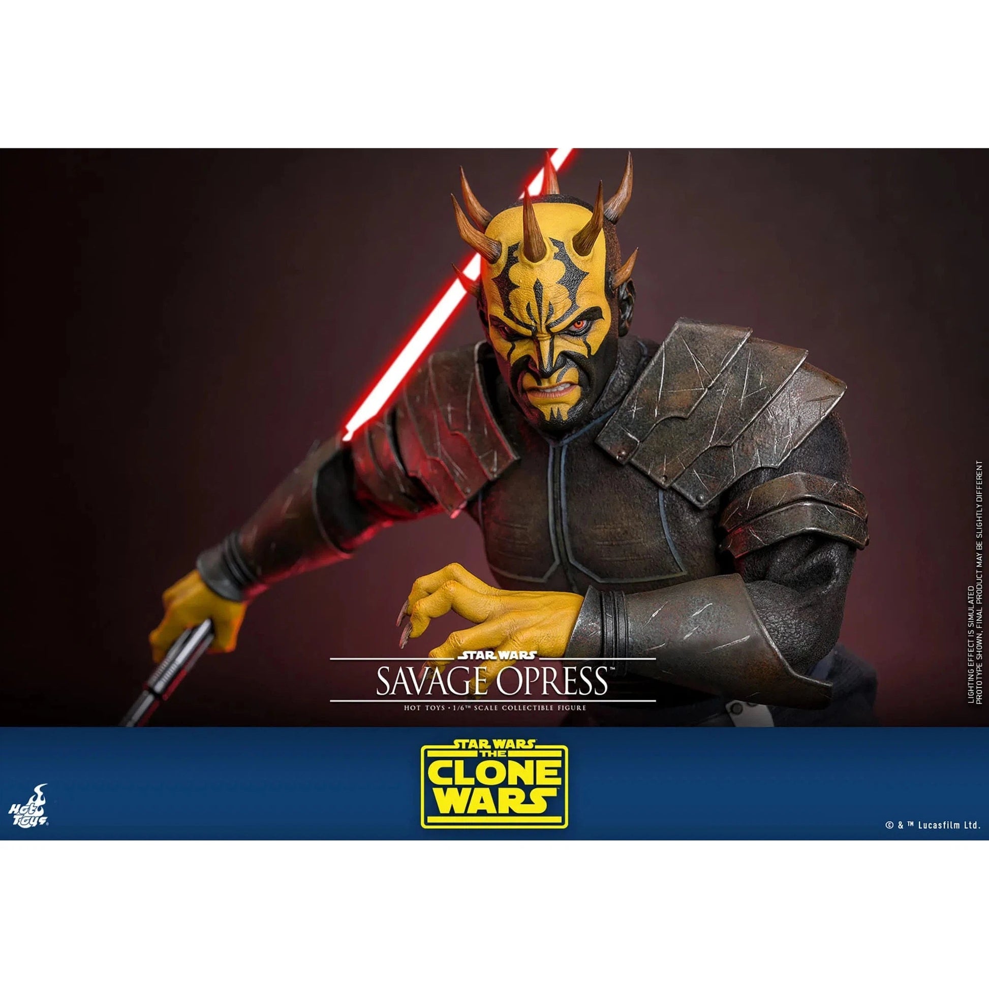 Star Wars: The Clone Wars: Savage Opress: TMS136: Hot Toys by Hot Toys – Action Figure, [scale], UK stockist Planet Action Figures