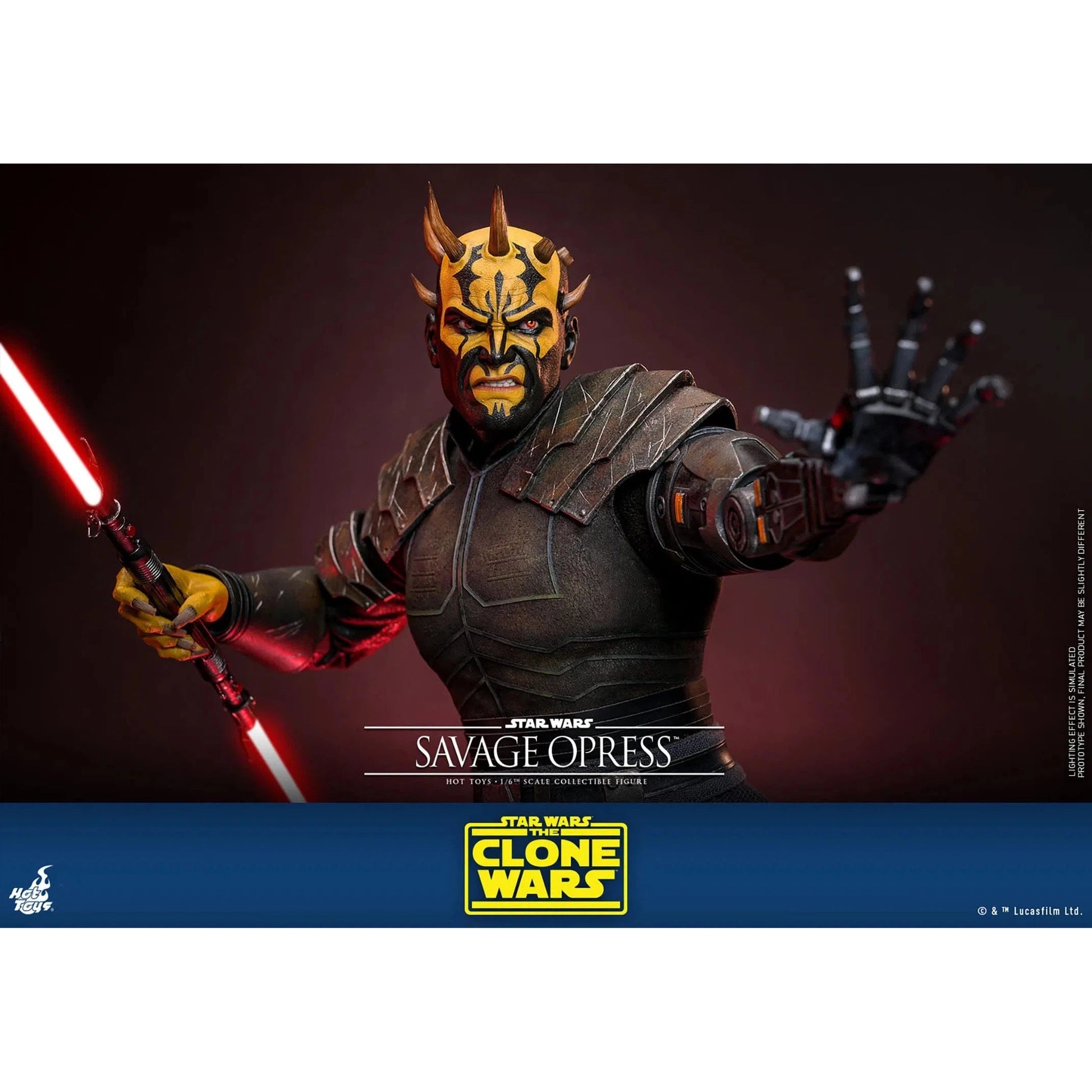 Star Wars: The Clone Wars: Savage Opress: TMS136: Hot Toys by Hot Toys – Action Figure, [scale], UK stockist Planet Action Figures