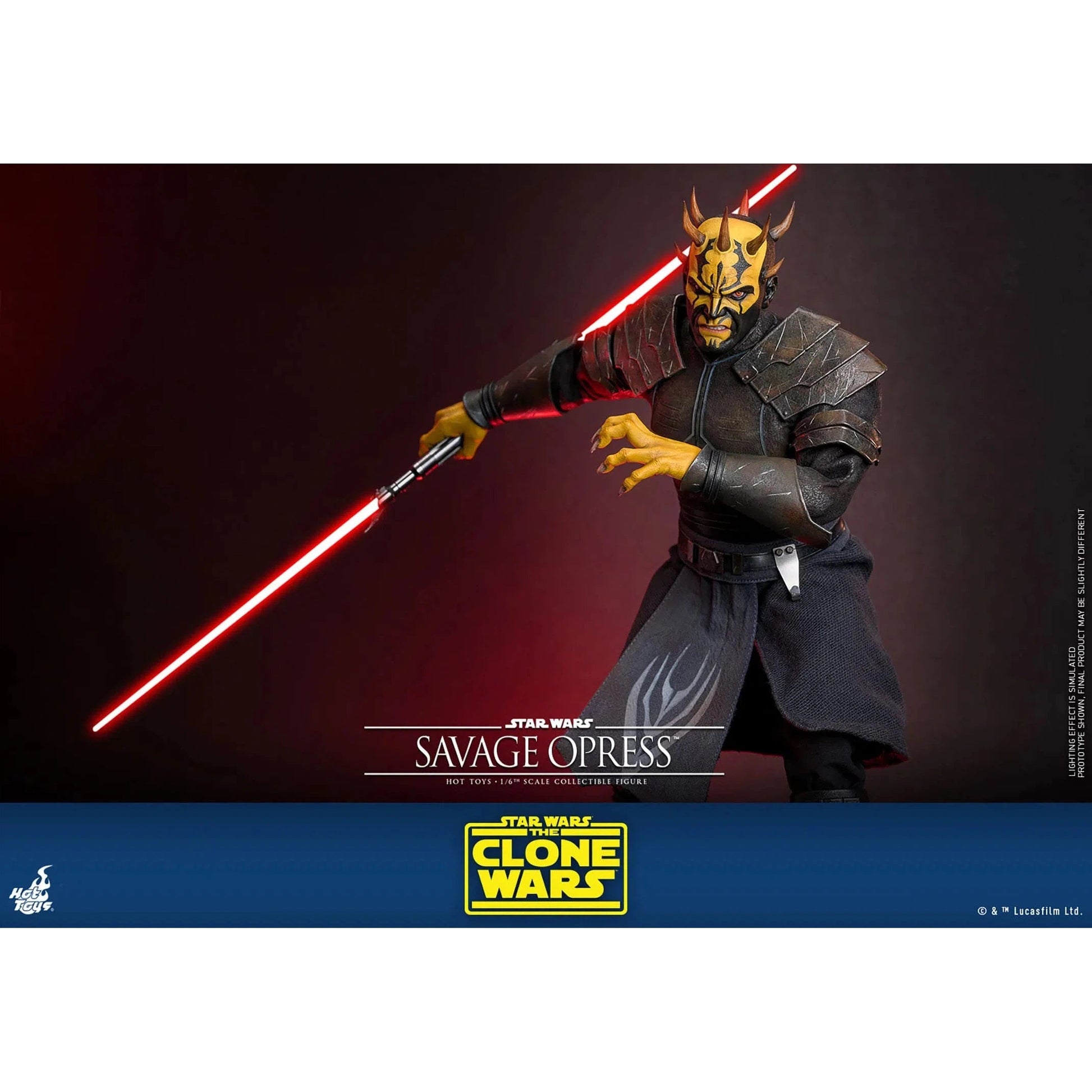 Star Wars: The Clone Wars: Savage Opress: TMS136: Hot Toys by Hot Toys – Action Figure, [scale], UK stockist Planet Action Figures