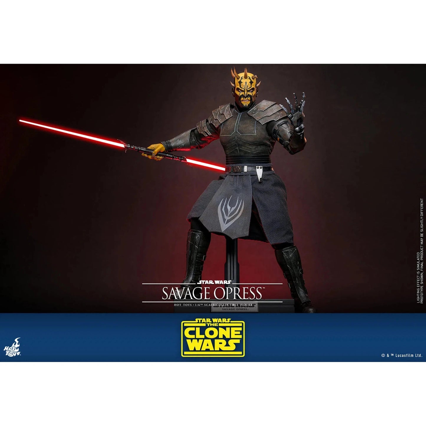 Star Wars: The Clone Wars: Savage Opress: TMS136: Hot Toys by Hot Toys – Action Figure, [scale], UK stockist Planet Action Figures