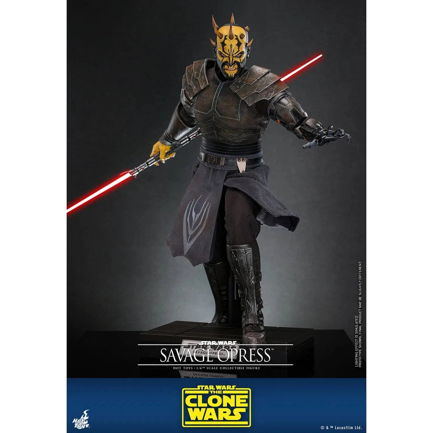 Star Wars: The Clone Wars: Savage Opress: TMS136: Hot Toys by Hot Toys – Action Figure, [scale], UK stockist Planet Action Figures