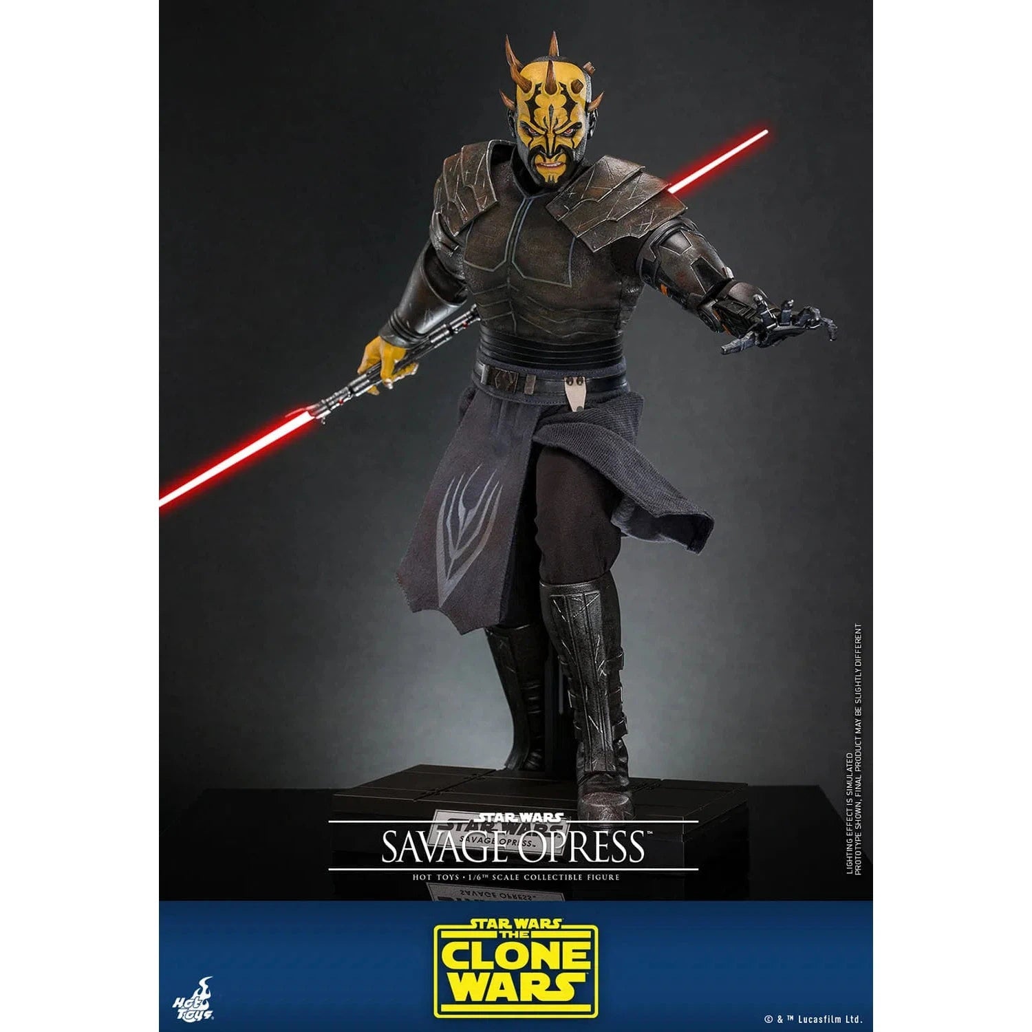 Star Wars: The Clone Wars: Savage Opress: TMS136: Hot Toys by Hot Toys – Action Figure, [scale], UK stockist Planet Action Figures