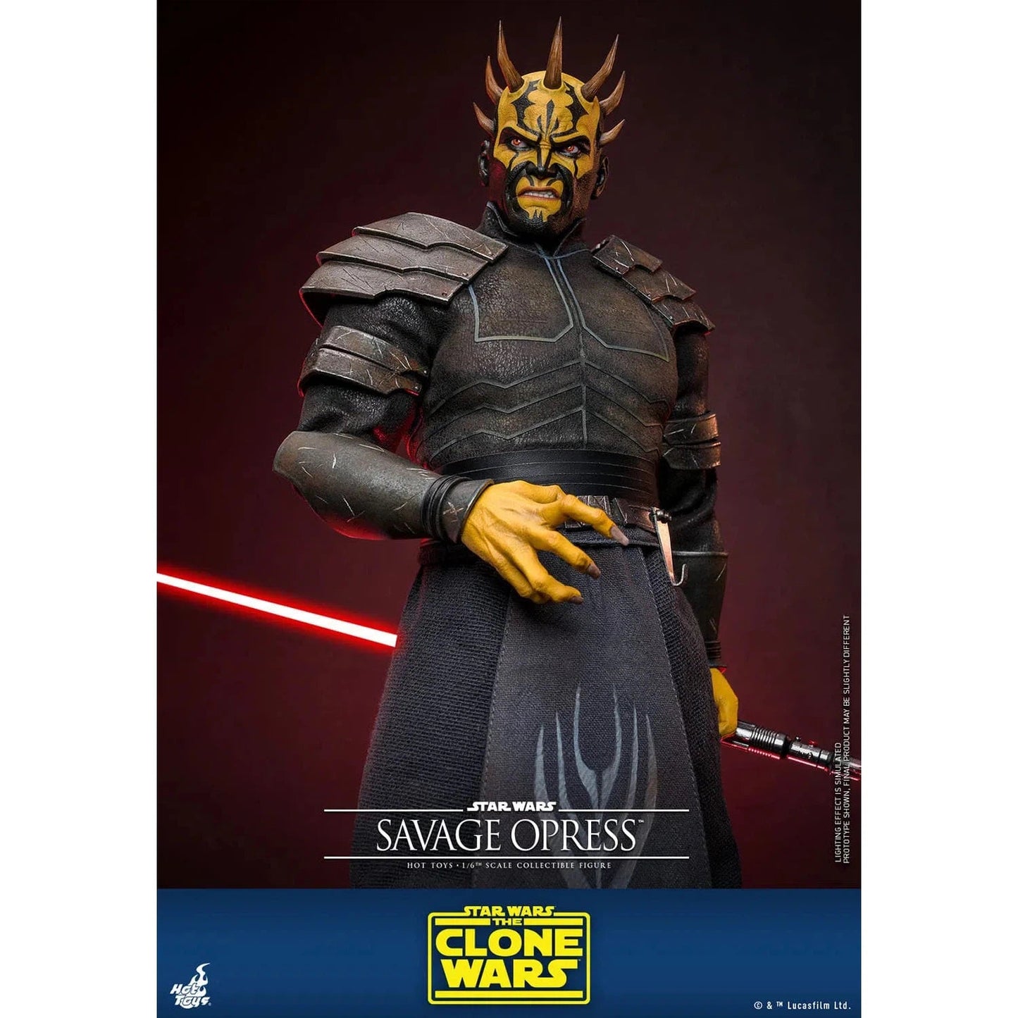 Star Wars: The Clone Wars: Savage Opress: TMS136: Hot Toys by Hot Toys – Action Figure, [scale], UK stockist Planet Action Figures