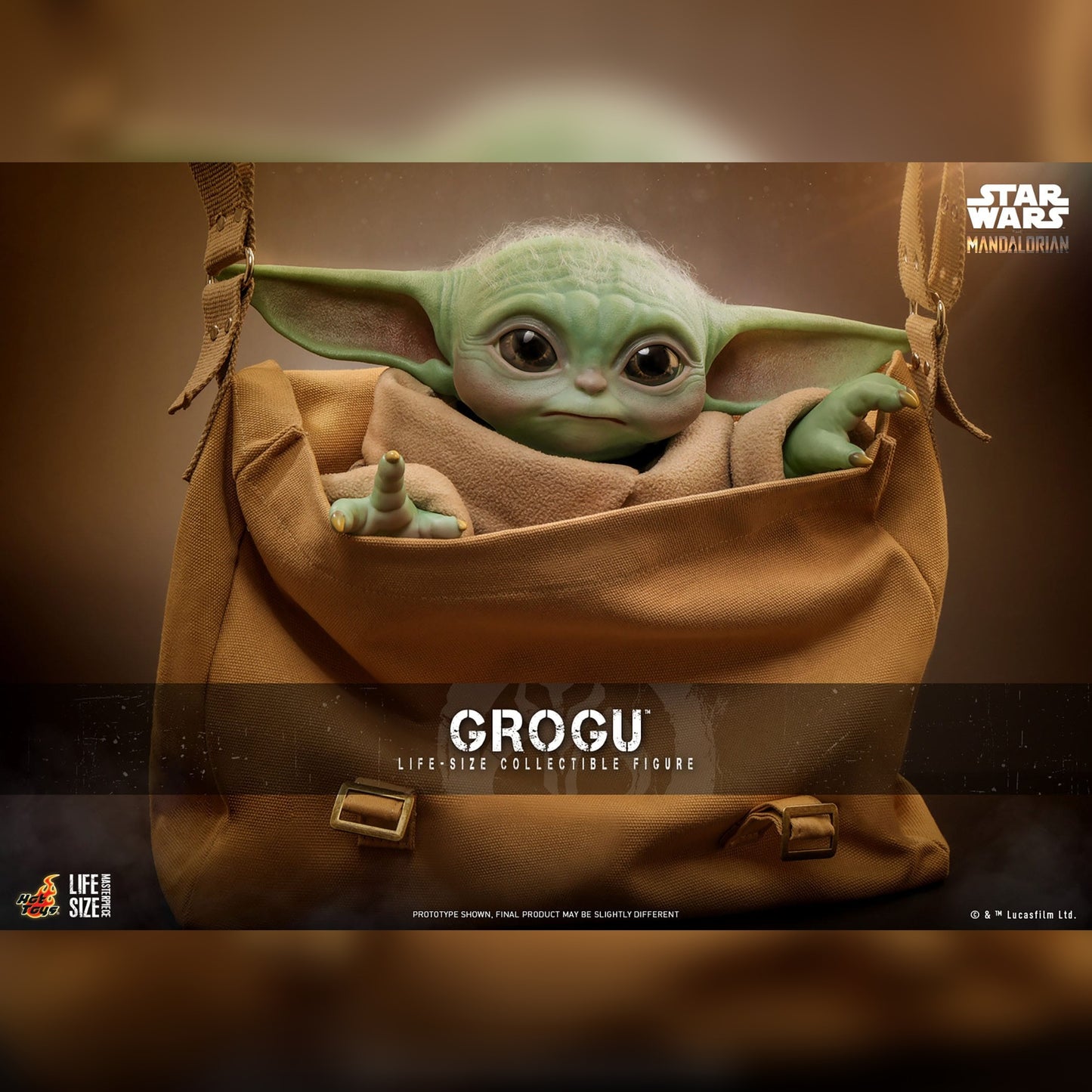 Star Wars: The Mandalorian: Grogu (Life Size): Action Figure: Hot Toys Hot Toys