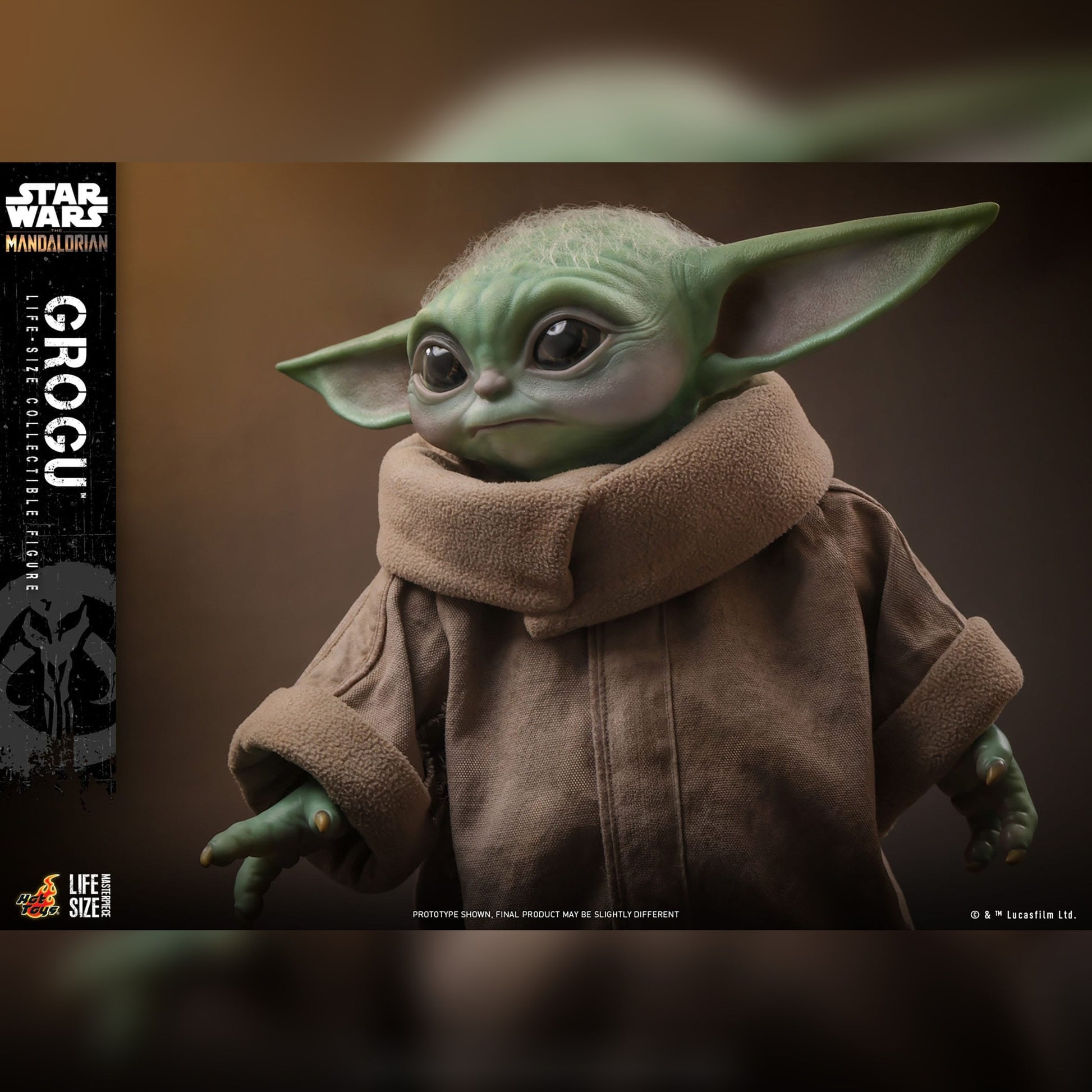 Star Wars: The Mandalorian: Grogu (Life Size): Action Figure: Hot Toys Hot Toys