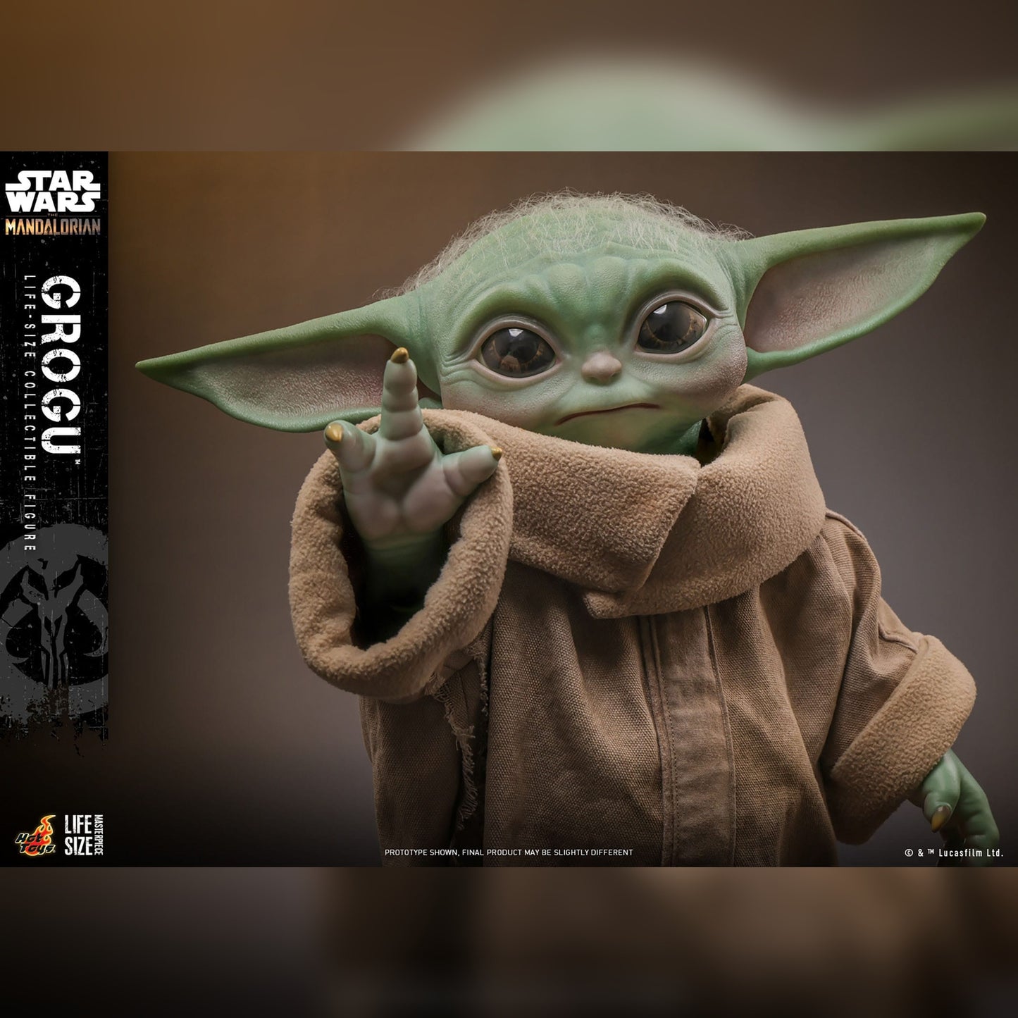Star Wars: The Mandalorian: Grogu (Life Size): Action Figure: Hot Toys Hot Toys