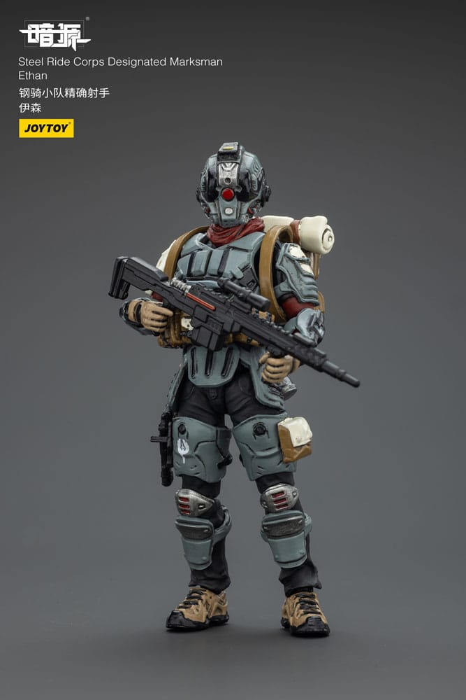 Steel Ride Corps Dark Source Action Figur Designated Marksman Ethan - Joy Toy Action Figure