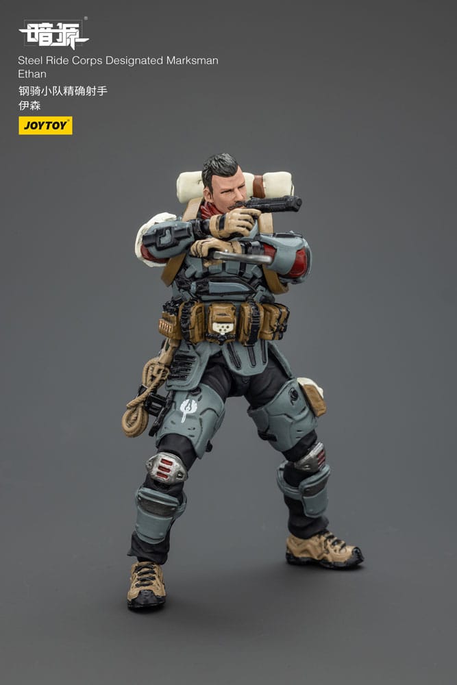 Steel Ride Corps Dark Source Action Figur Designated Marksman Ethan - Joy Toy Action Figure