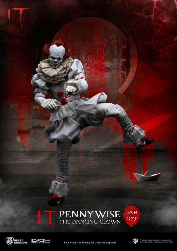 Stephen Kings It Dynamic 8ction Heroes Action Figure 1/9 Pennywise 21 cm - Beast Kingdom Toys Action figures