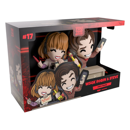 Stranger Things Vinyl Figure WSQK Robin & Steve 13 cm - Youtooz Statues