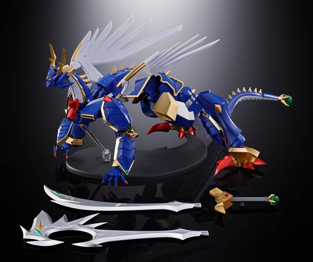 Super Robot Wars: Original Generations Soul of Chogokin Action Figuree GX-119 Ryuko-O/Koryu-O 20 cm - Bandai Tamashii Nations Action Figures