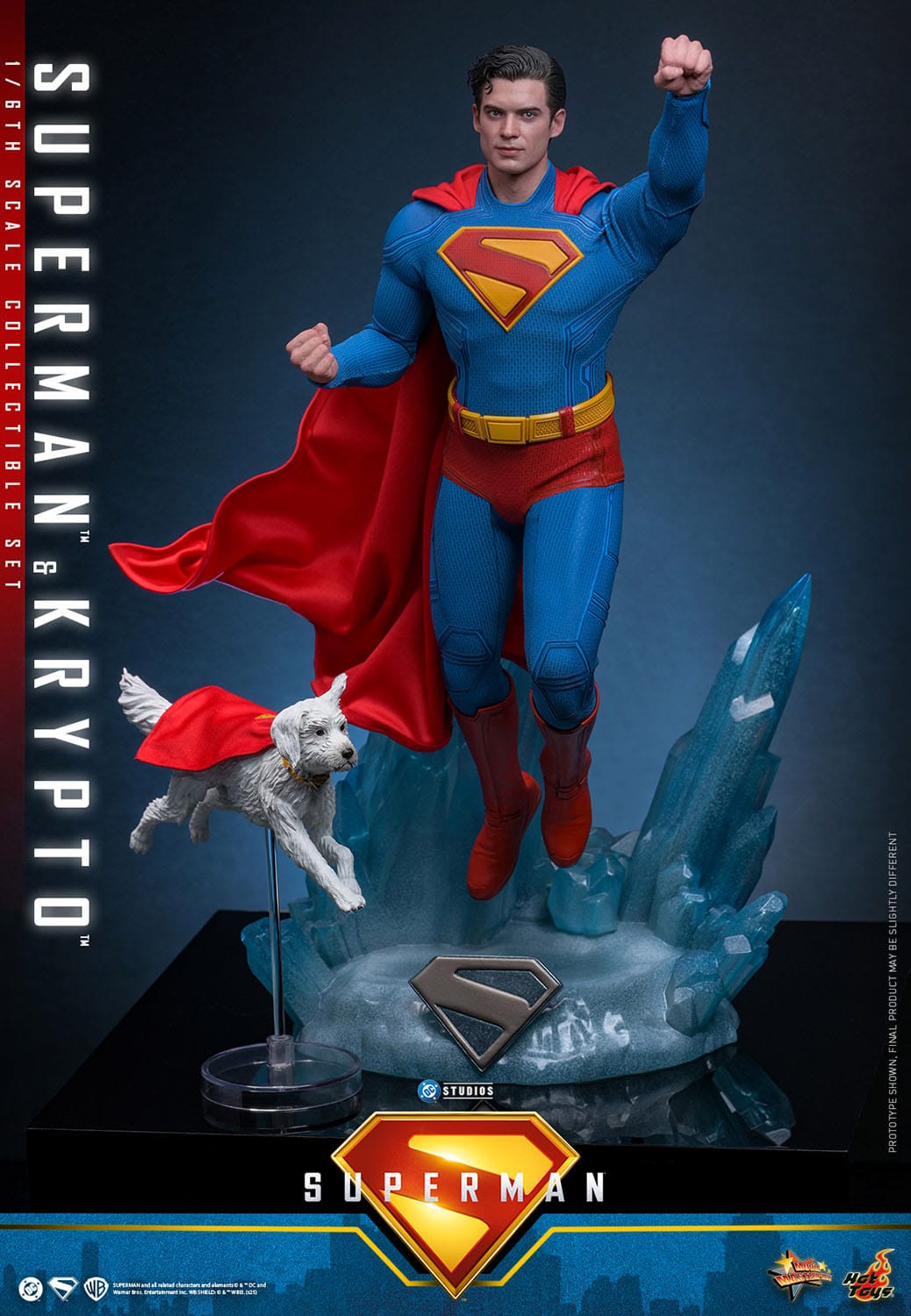 Superman (2025): Superman & Krypto: 1/6th - Hot Toys Action Figures