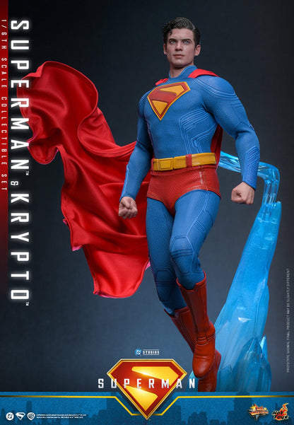 Superman (2025): Superman & Krypto: 1/6th - Hot Toys Action Figures