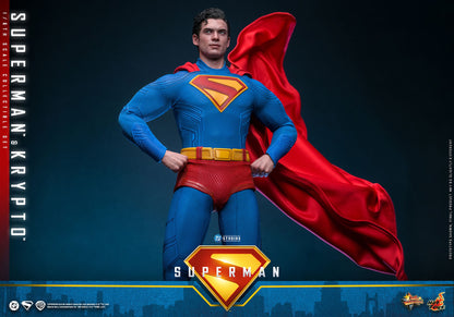 Superman (2025): Superman & Krypto: 1/6th Scale Action Figure - Hot Toys Action Figure