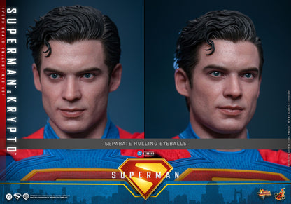 Superman (2025): Superman & Krypto: 1/6th Scale Action Figure - Hot Toys Action Figure