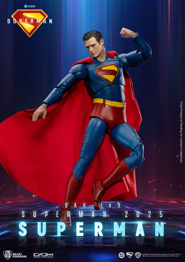 Superman (2025): Superman & Krypto: Action Figure - Beast Kingdom Toys Action Figures