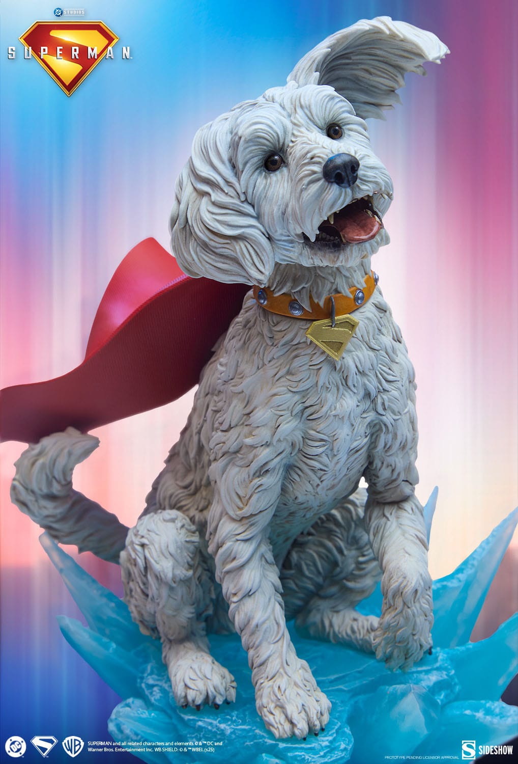 Superman (2025): Superman & Krypto: Premium Format Statue - Sideshow Collectibles Statue