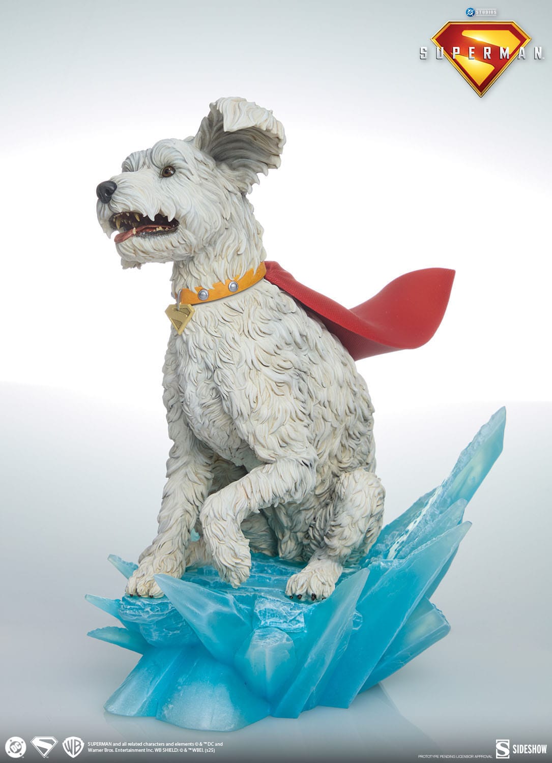Superman (2025): Superman & Krypto: Premium Format Statue - Sideshow Collectibles Statue