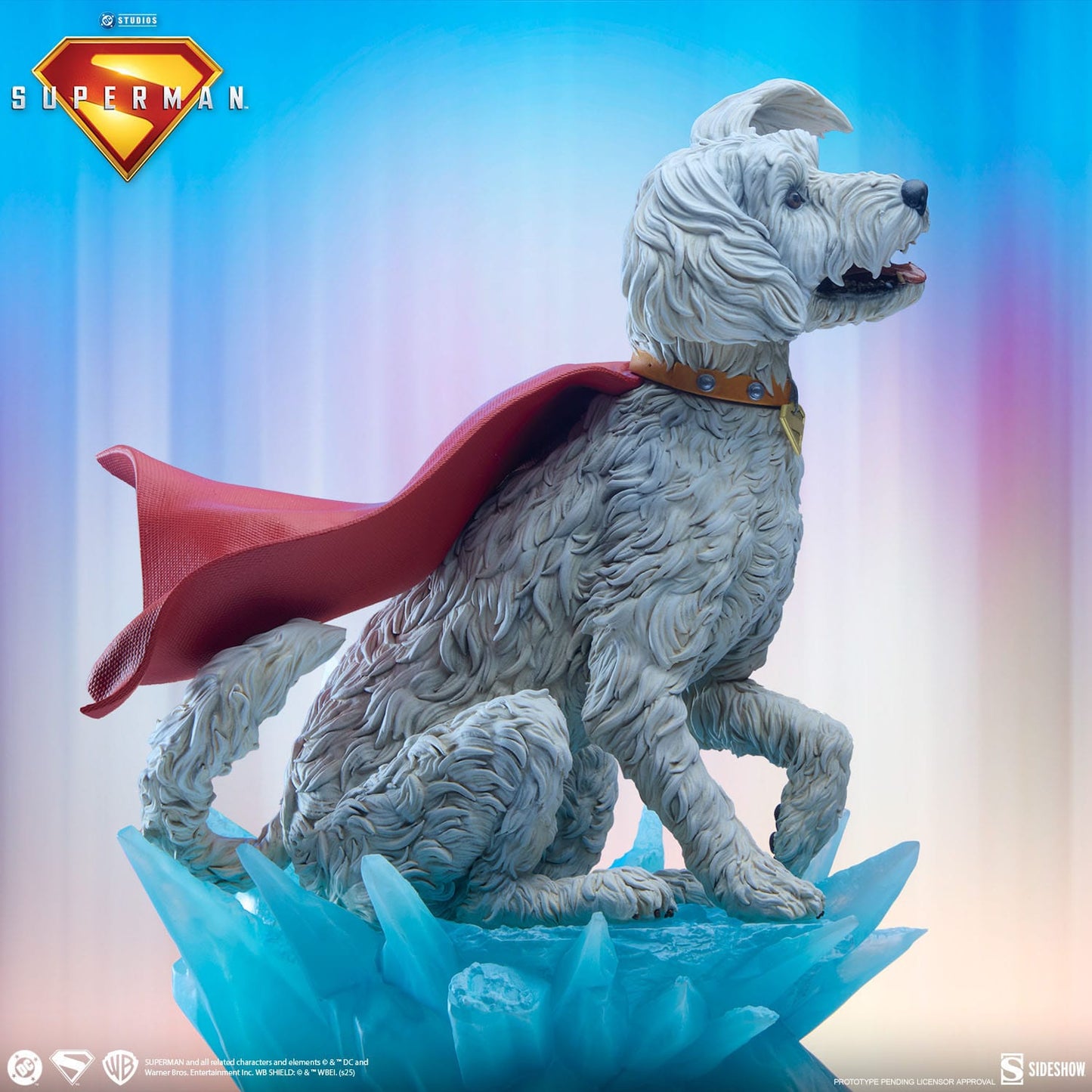 Superman (2025): Superman & Krypto: Premium Format Statue - Sideshow Collectibles Statue