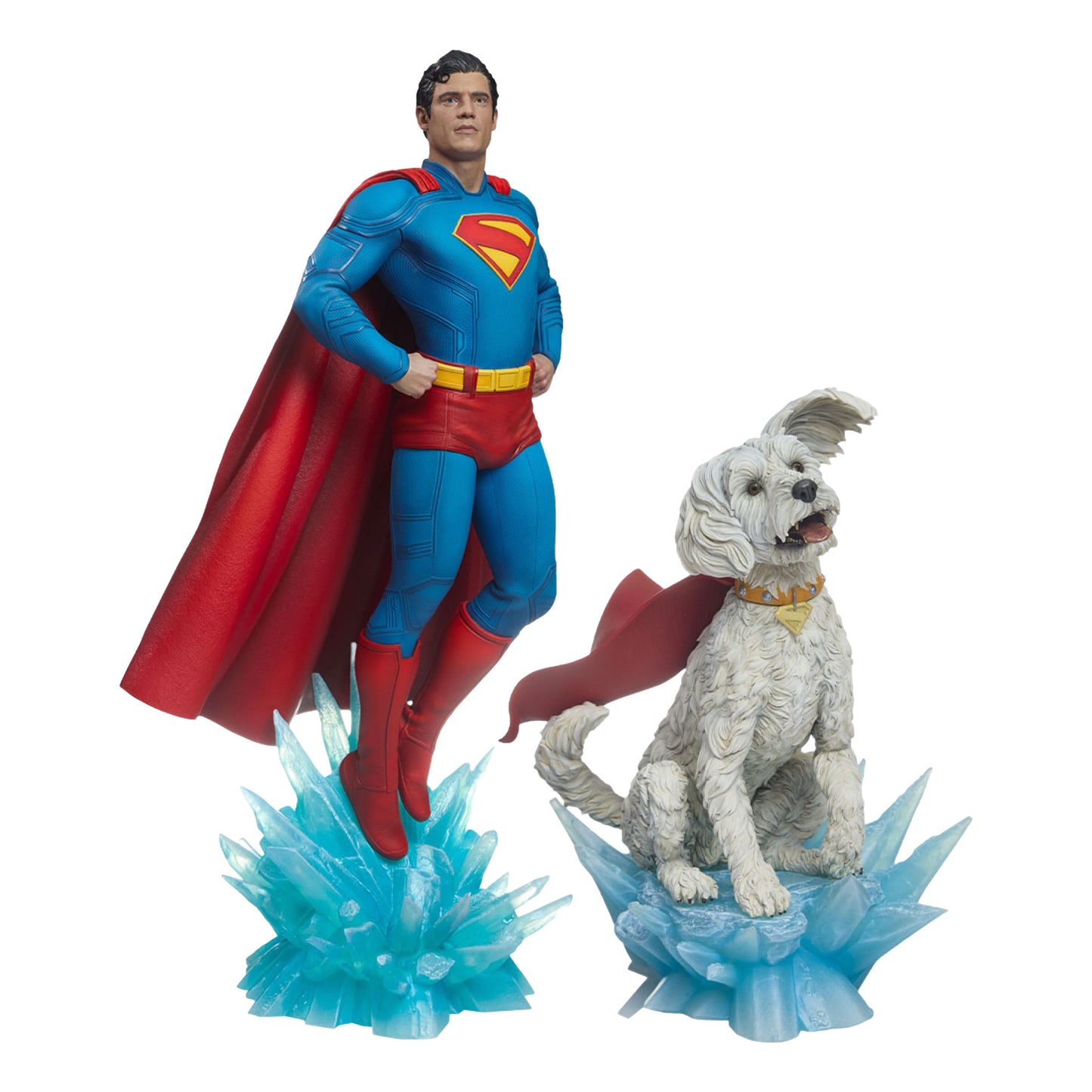 Superman (2025): Superman & Krypto: Premium Format Statue - Sideshow Collectibles Statues