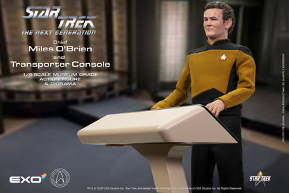 Star Trek: The Next Generation Chief Miles O'Brien & Transporter Console 1/6 Scale Action Figure and Diorama Set - EXO-6 Action Figures