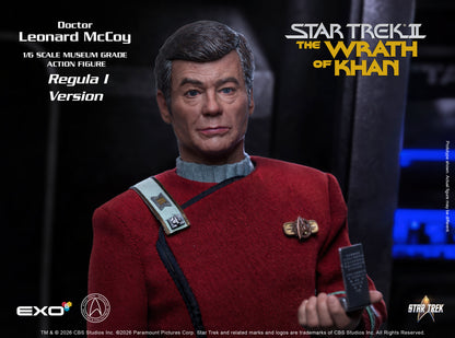 Star Trek: The Wrath of Khan Dr. Leonard McCoy (Regula I Ver.) 1/6 Scale Action Figure - EXO-6 Action Figures