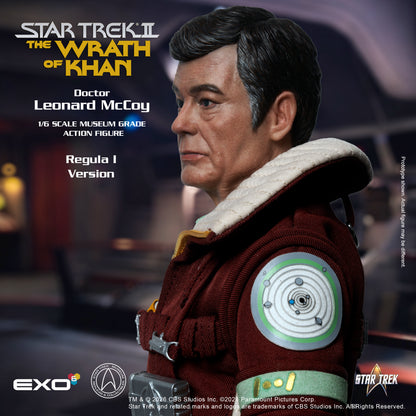 Star Trek: The Wrath of Khan Dr. Leonard McCoy (Regula I Ver.) 1/6 Scale Action Figure - EXO-6 Action Figures