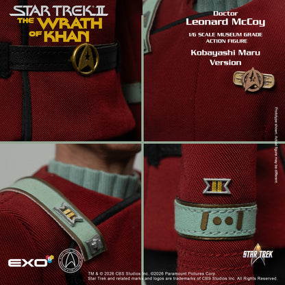 Star Trek: The Wrath of Khan: Dr. Leonard McCoy (Kobayashi Maru Ver.): 1/6 Scale Action Figure - EXO-6 Action Figures