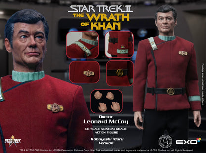 Star Trek: The Wrath of Khan: Dr. Leonard McCoy (Kobayashi Maru Ver.): 1/6 Scale Action Figure - EXO-6 Action Figures