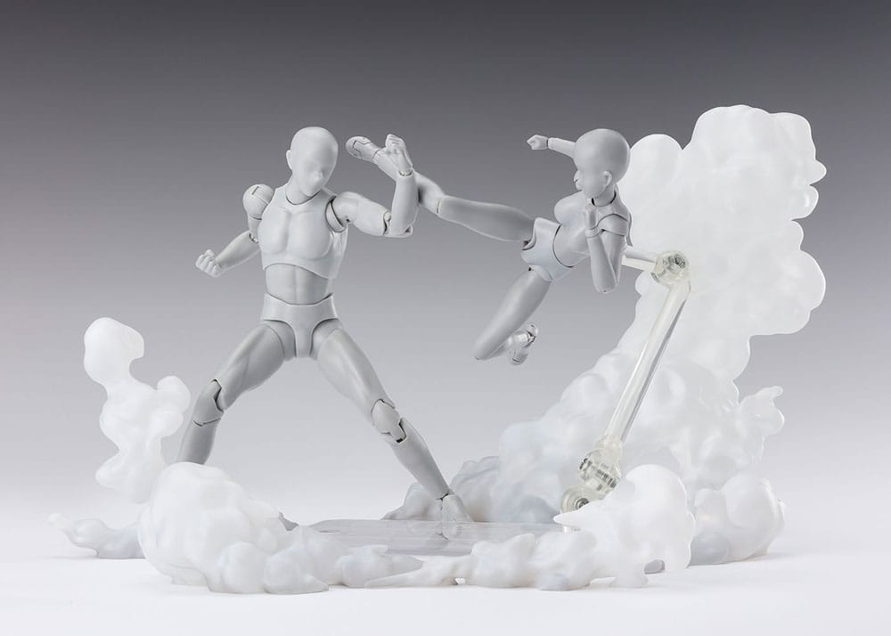 Tamashii Effect Action Figure Accessory Smoke White Version for S.H.Figuarts - Bandai Tamashii Nations Action figures: accessories