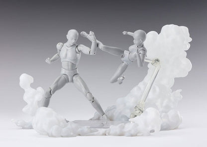 Tamashii Effect Action Figure Accessory Smoke White Version for S.H.Figuarts - Bandai Tamashii Nations Action figures: accessories