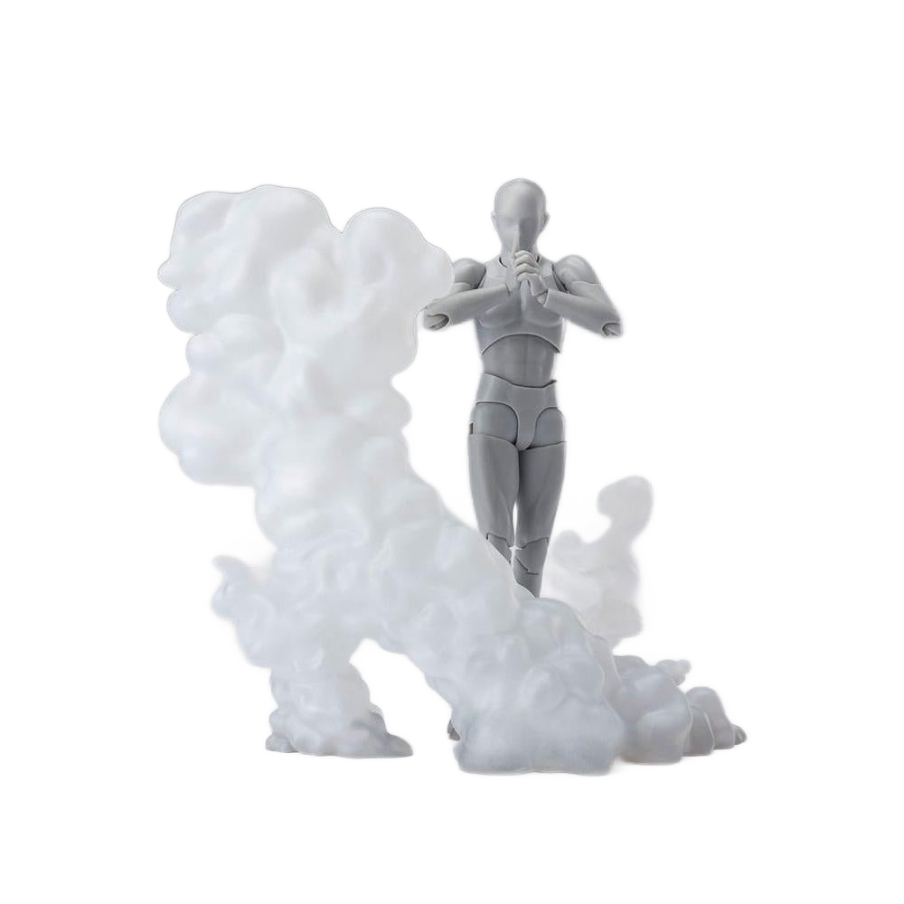 Tamashii Effect Action Figure Accessory Smoke White Version for S.H.Figuarts - Bandai Tamashii Nations Action figures: accessories