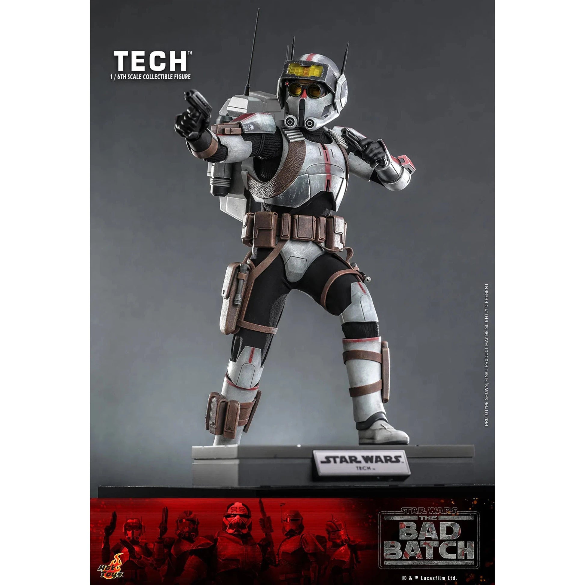 Tech: Star Wars: The Bad Batch by Hot Toys – Action Figure, [scale], UK stockist Planet Action Figures