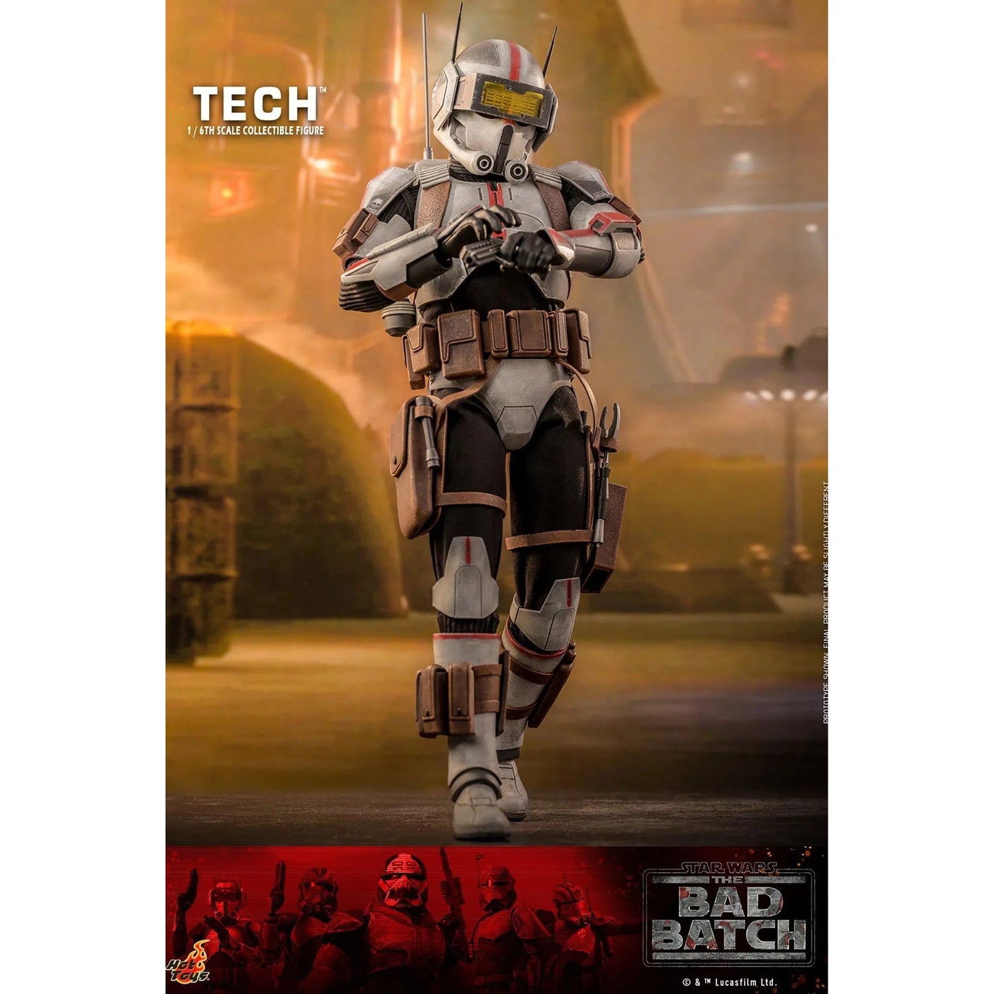 Tech: Star Wars: The Bad Batch by Hot Toys – Action Figure, [scale], UK stockist Planet Action Figures