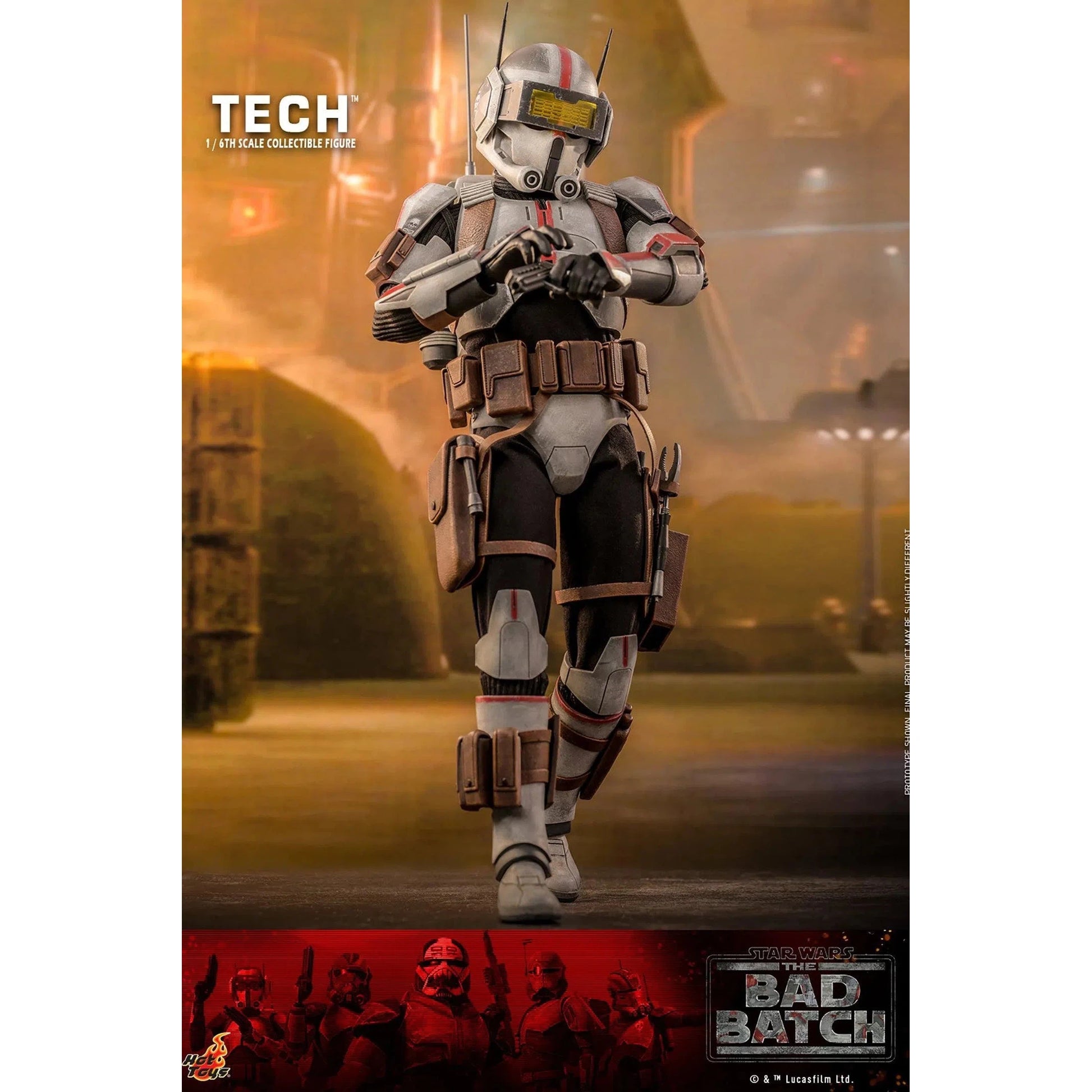 Tech: Star Wars: The Bad Batch by Hot Toys – Action Figure, [scale], UK stockist Planet Action Figures