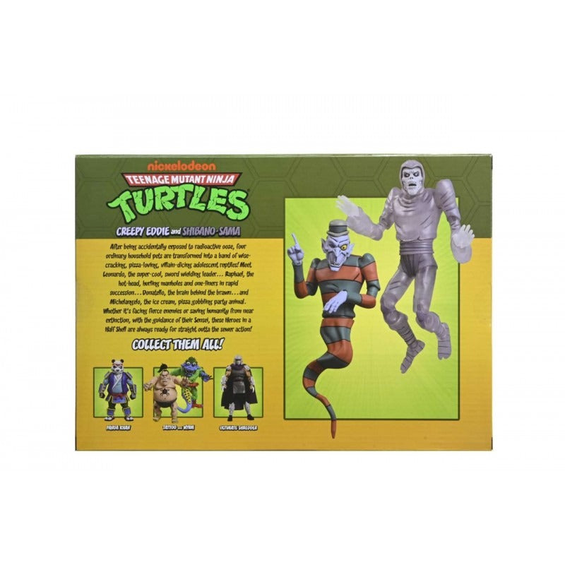 Teenage Mutant Ninja Turtles: Animated: Creepy Eddie & Shibano-Sama: 7" Action Figure 2 Pack Neca