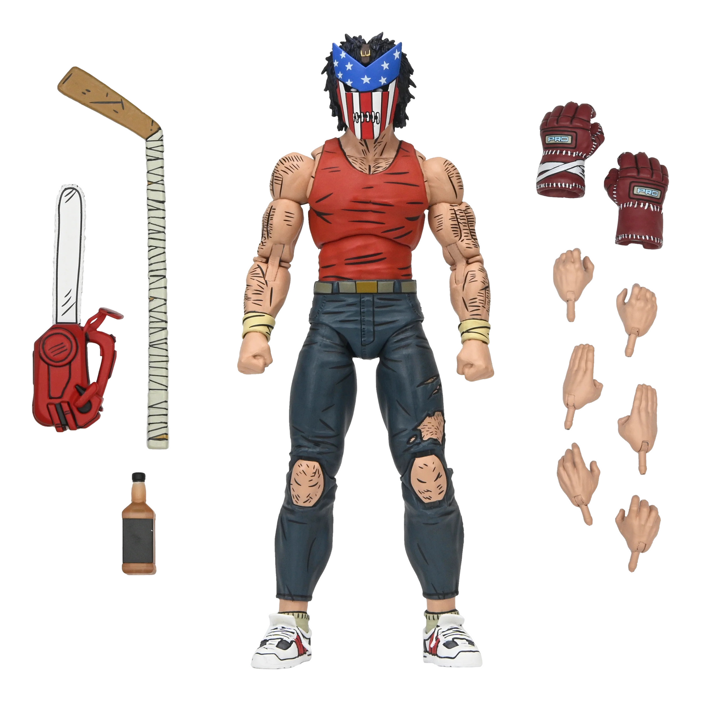 Teenage Mutant Ninja Turtles: Casey Jones (Bodycount): Ultimate 7 Inch: Action Figure - Neca Action Figure