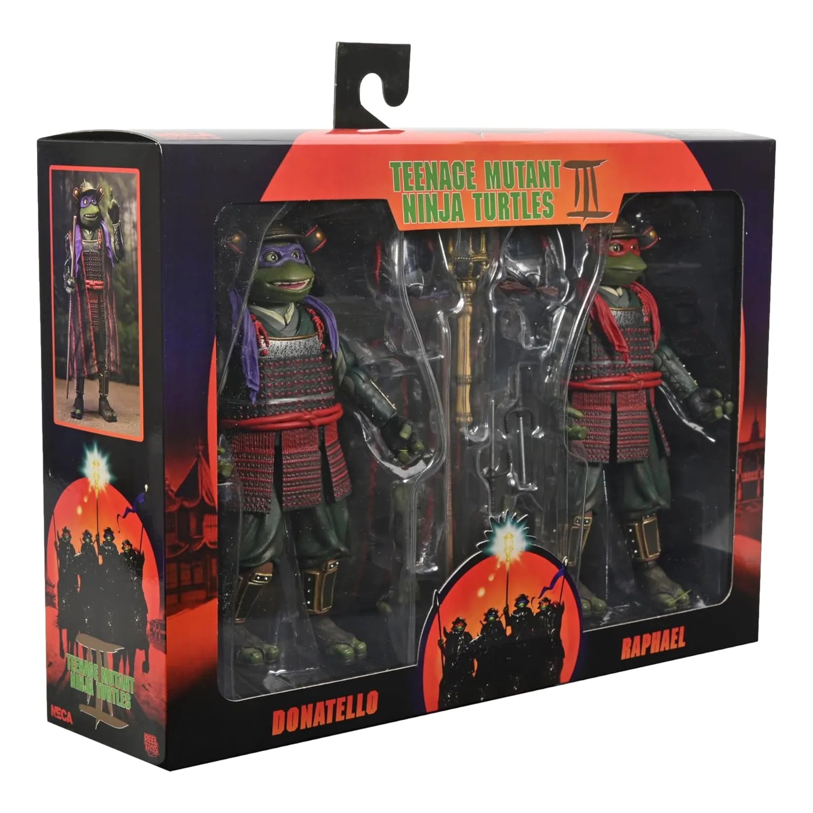 Teenage Mutant Ninja Turtles III: 1993 Movie: Donatello & Raphael: 7" Action Figure 2 Pack Neca