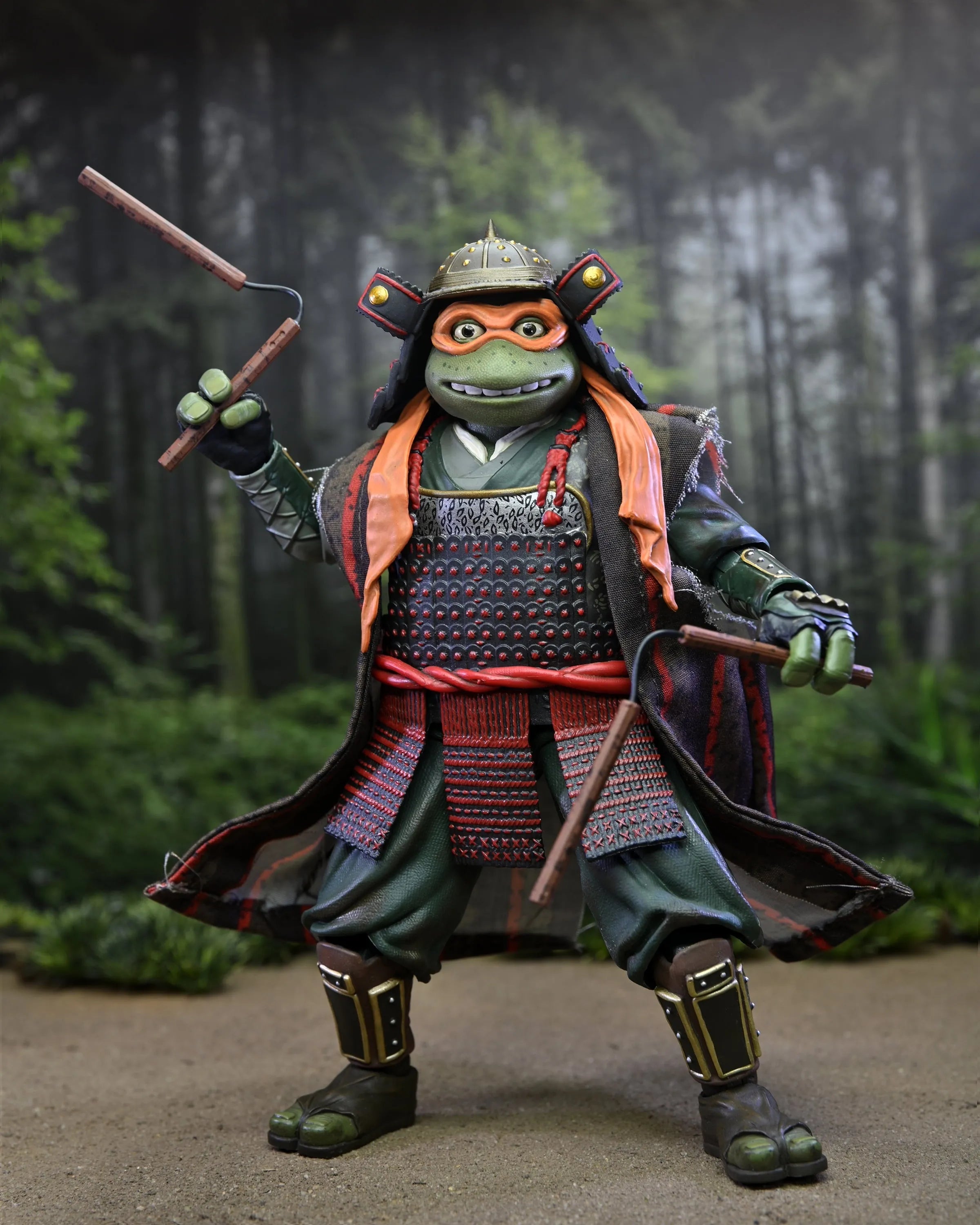 Teenage Mutant Ninja Turtles III: 1993 Movie: Leonardo & Michelangelo: 7" Action Figure 2 Pack (Copy Neca