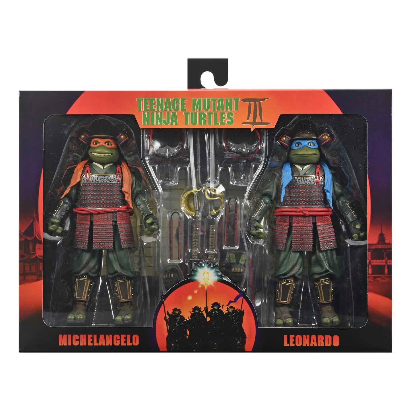 Teenage Mutant Ninja Turtles III: 1993 Movie: Leonardo & Michelangelo: 7" Action Figure 2 Pack (Copy Neca