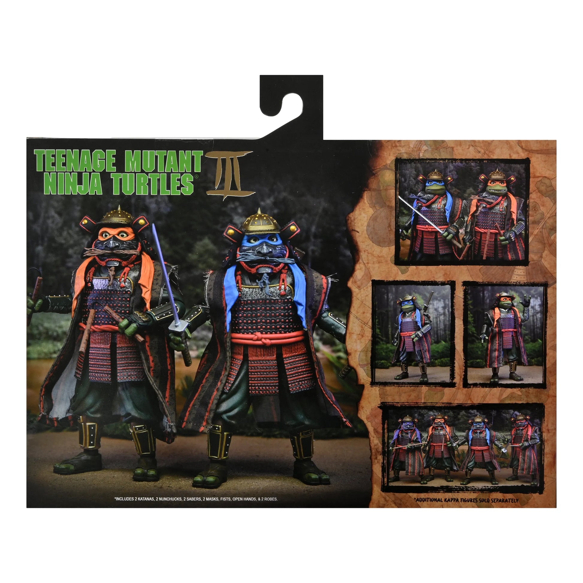 Teenage Mutant Ninja Turtles III: 1993 Movie: Leonardo & Michelangelo: 7" Action Figure 2 Pack (Copy Neca